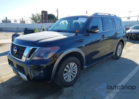 2017 Nissan Armada Sv z USA, uszkodzony, nr VIN JN8AY2ND5H9008014